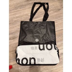 Lululemon shopping bag large black